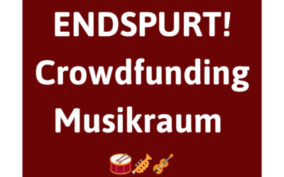 Endspurt! Crowdfunding Musikraum